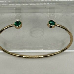 Alex and Ani Emerald Crystal Bracelet